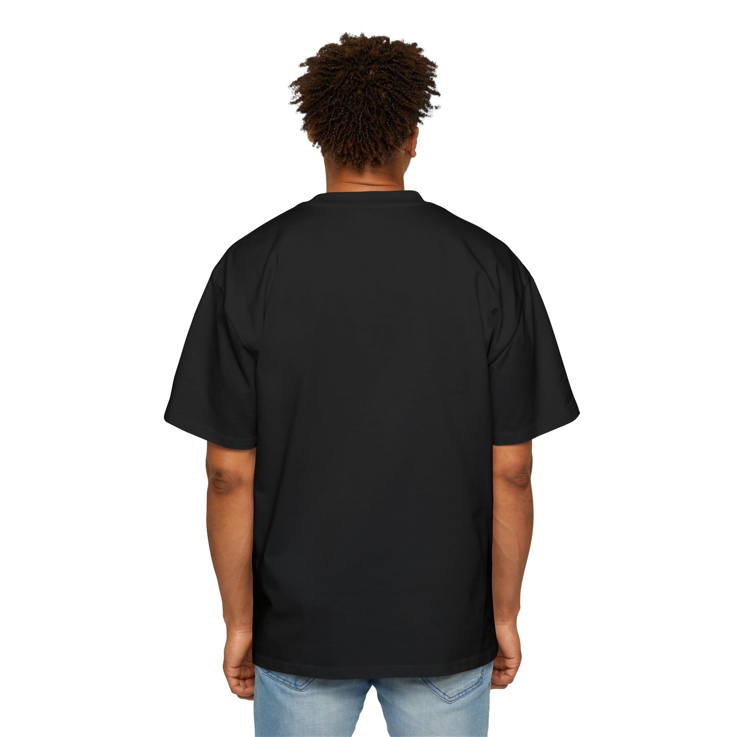 LA Dragons Logo Tee — Men's Oversized Black Graphic T-Shirt