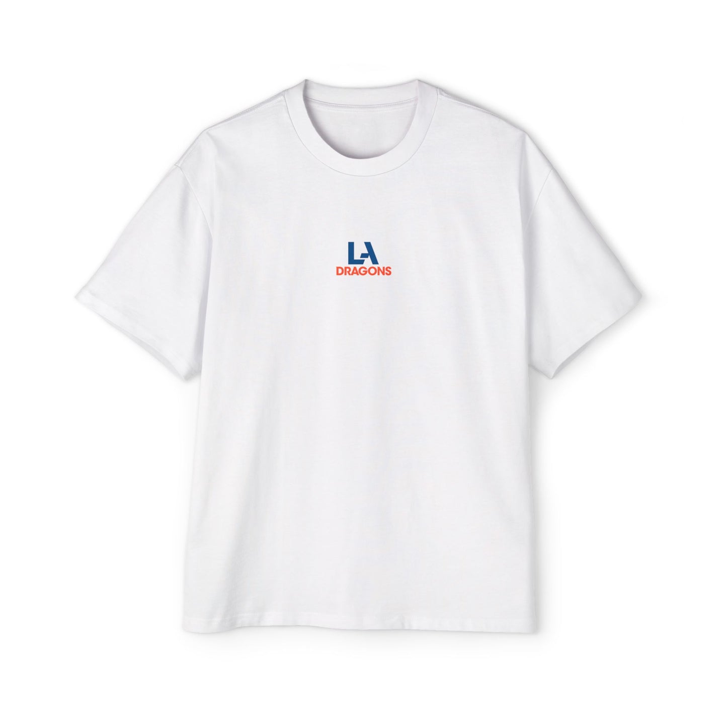 LA Dragons Logo Tee — Men's Oversized Black Graphic T-Shirt